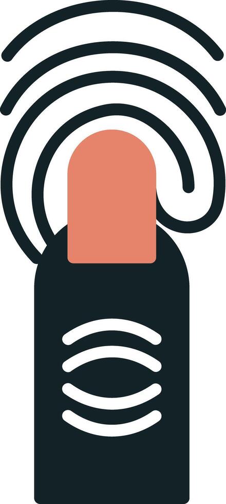 Fingerprint Vector Icon