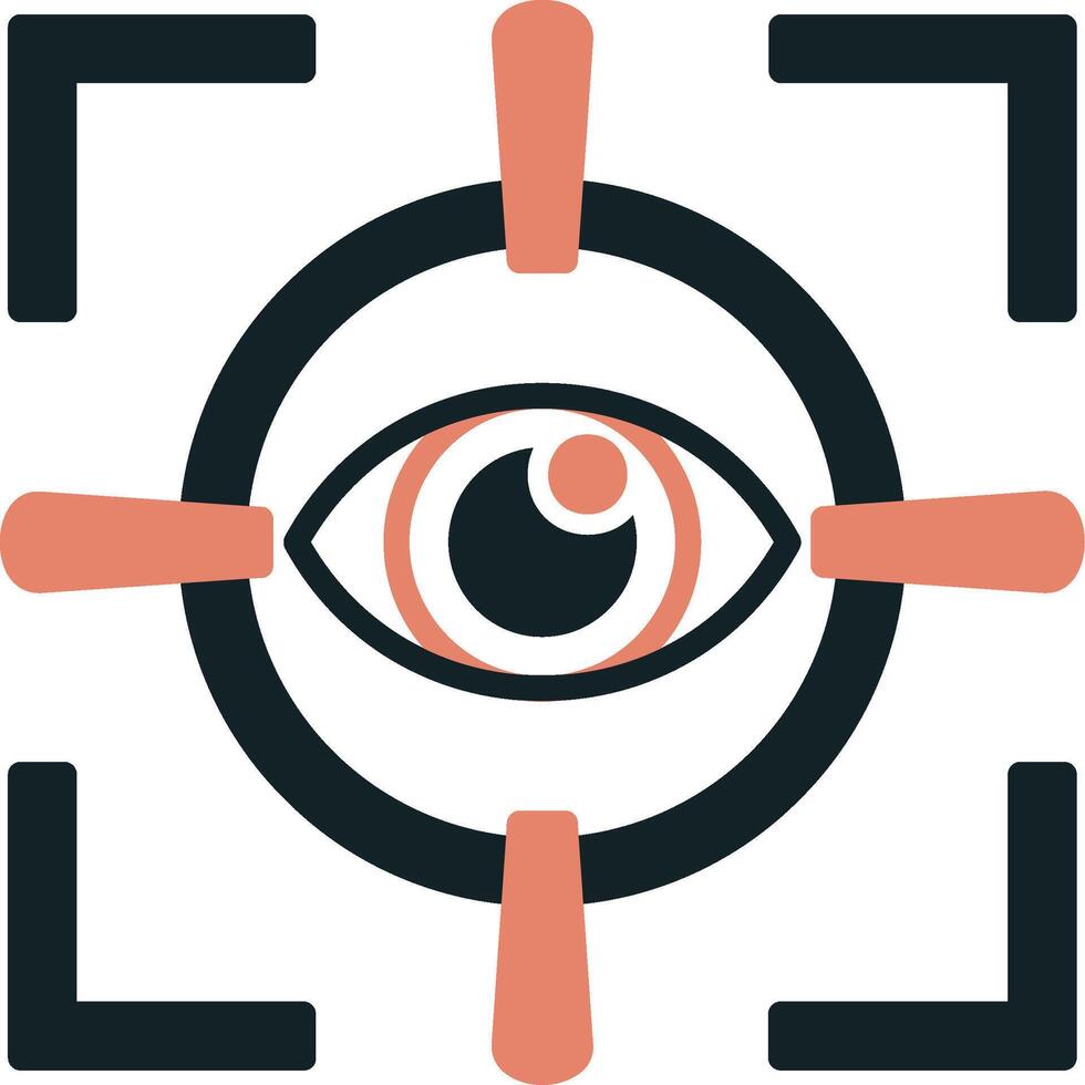 Eye Scan Vector Icon