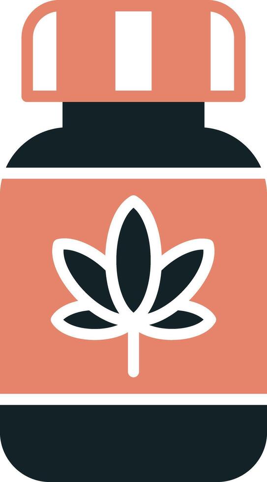 Cannabis oil Vector Icon