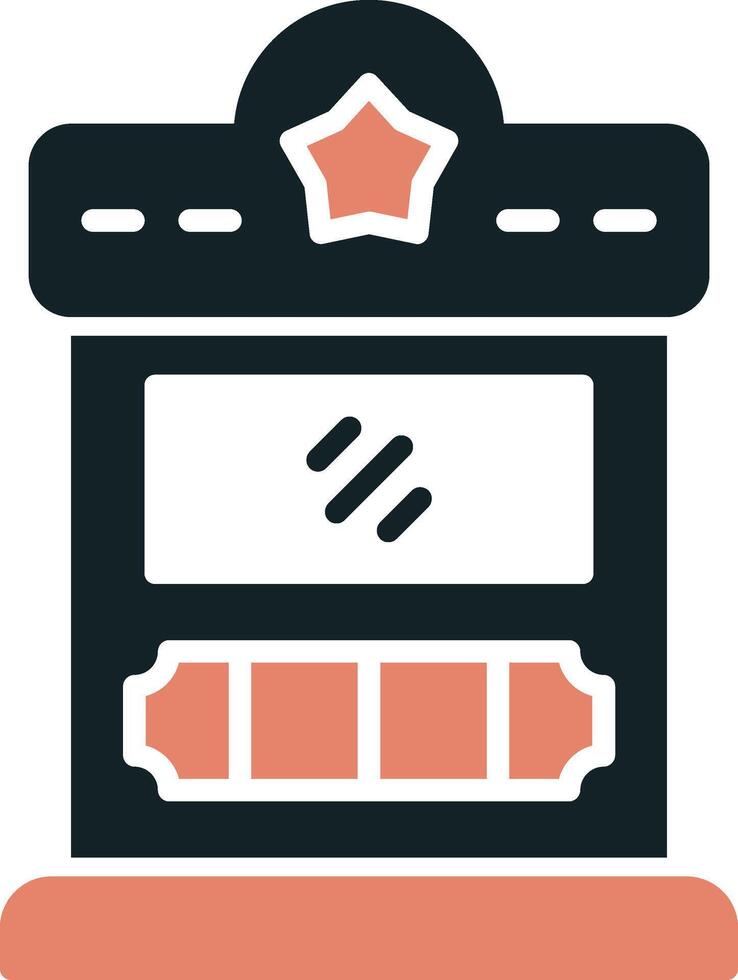 Ticket Box Vector Icon