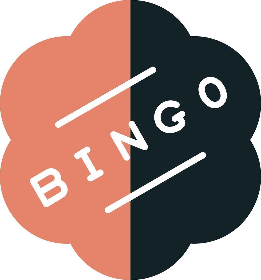 icono de vector de bingo