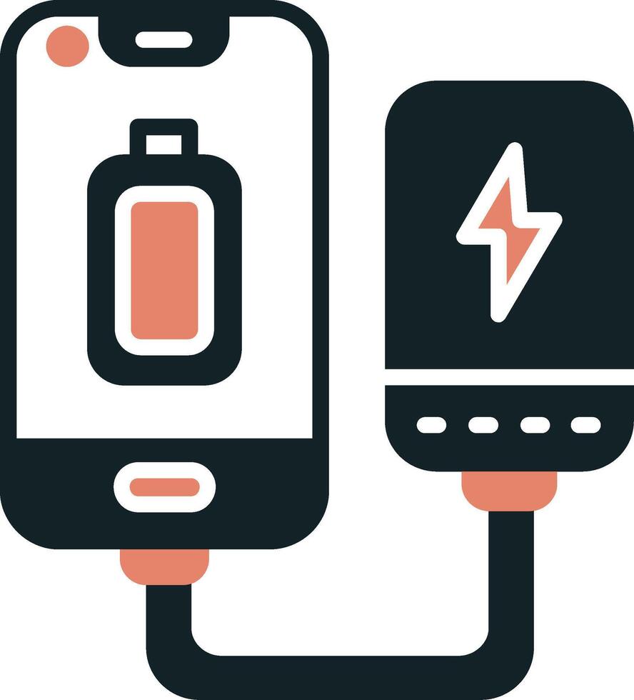 Portable Battery Vector Icon