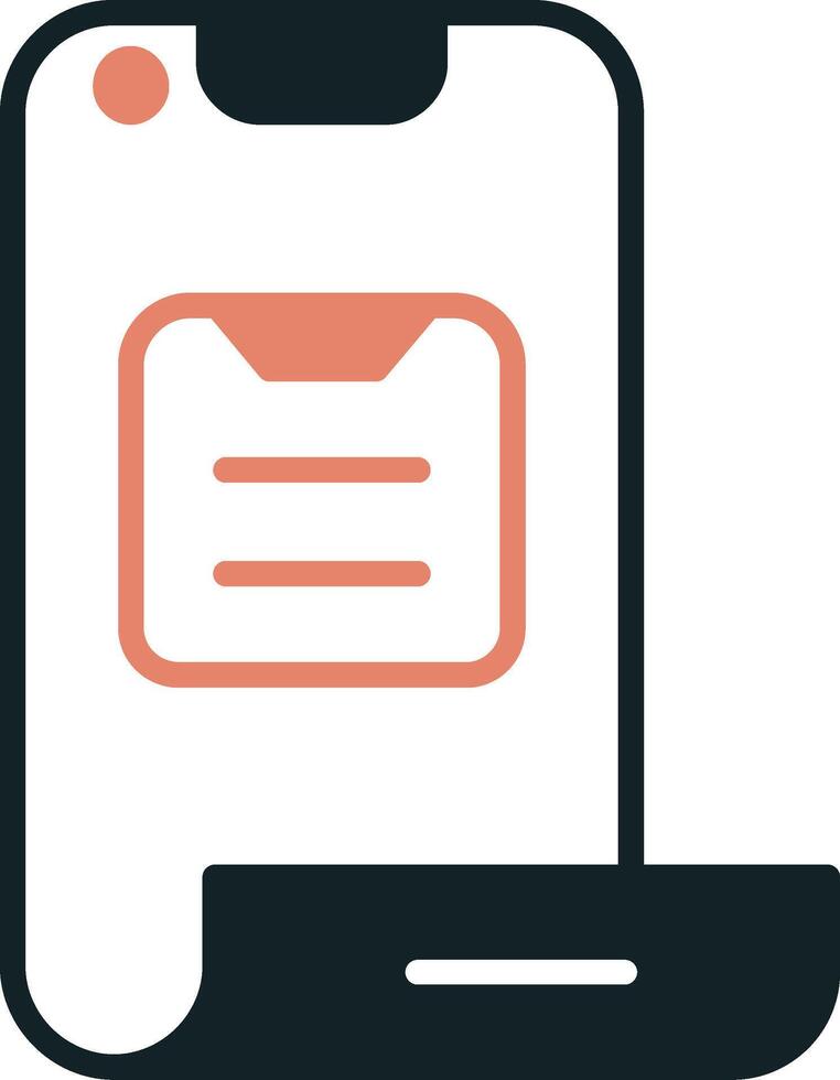 Folding Phone Vector Icon