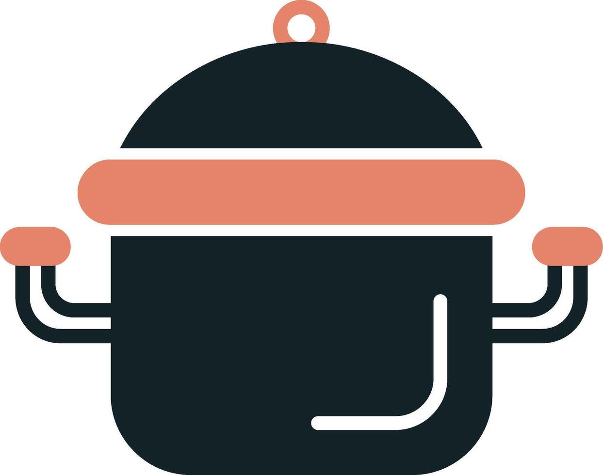 icono de vector de olla de cocina