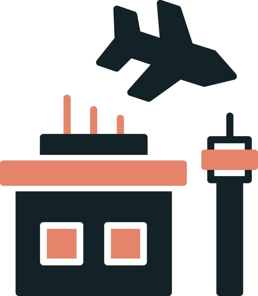 icono de vector de aeropuerto