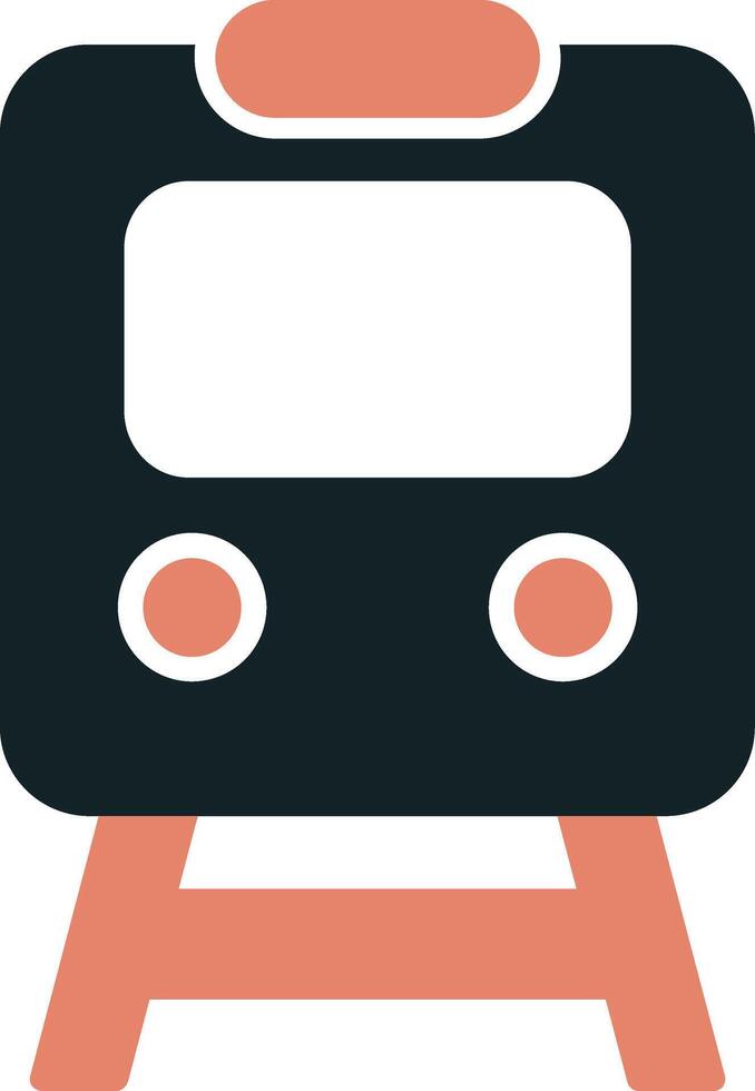 icono de vector de tren