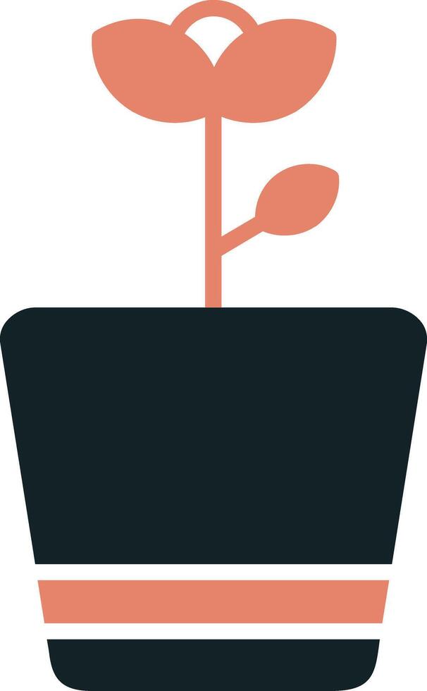 Flower Pot Vector Icon