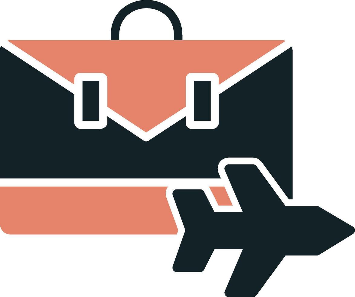 Business Trip Vector Icon