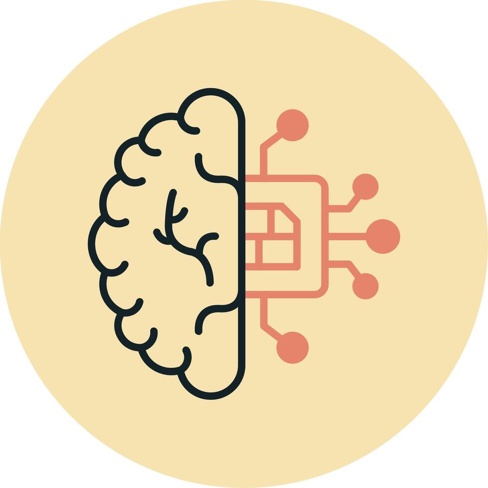 Artificial Intelligence Vector Icon