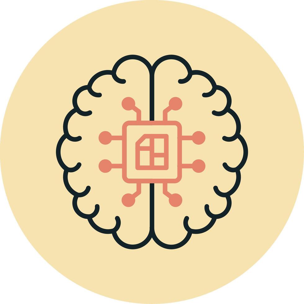 Artificial Intelligence Vector Icon
