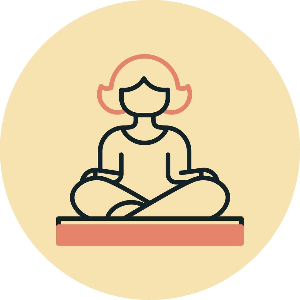 Yoga Vector Icon