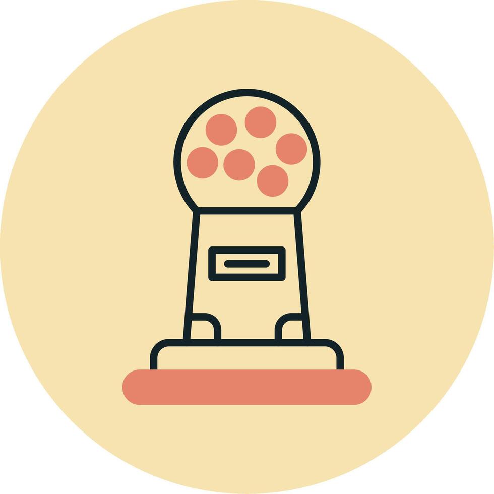 Gum Machine Vector Icon