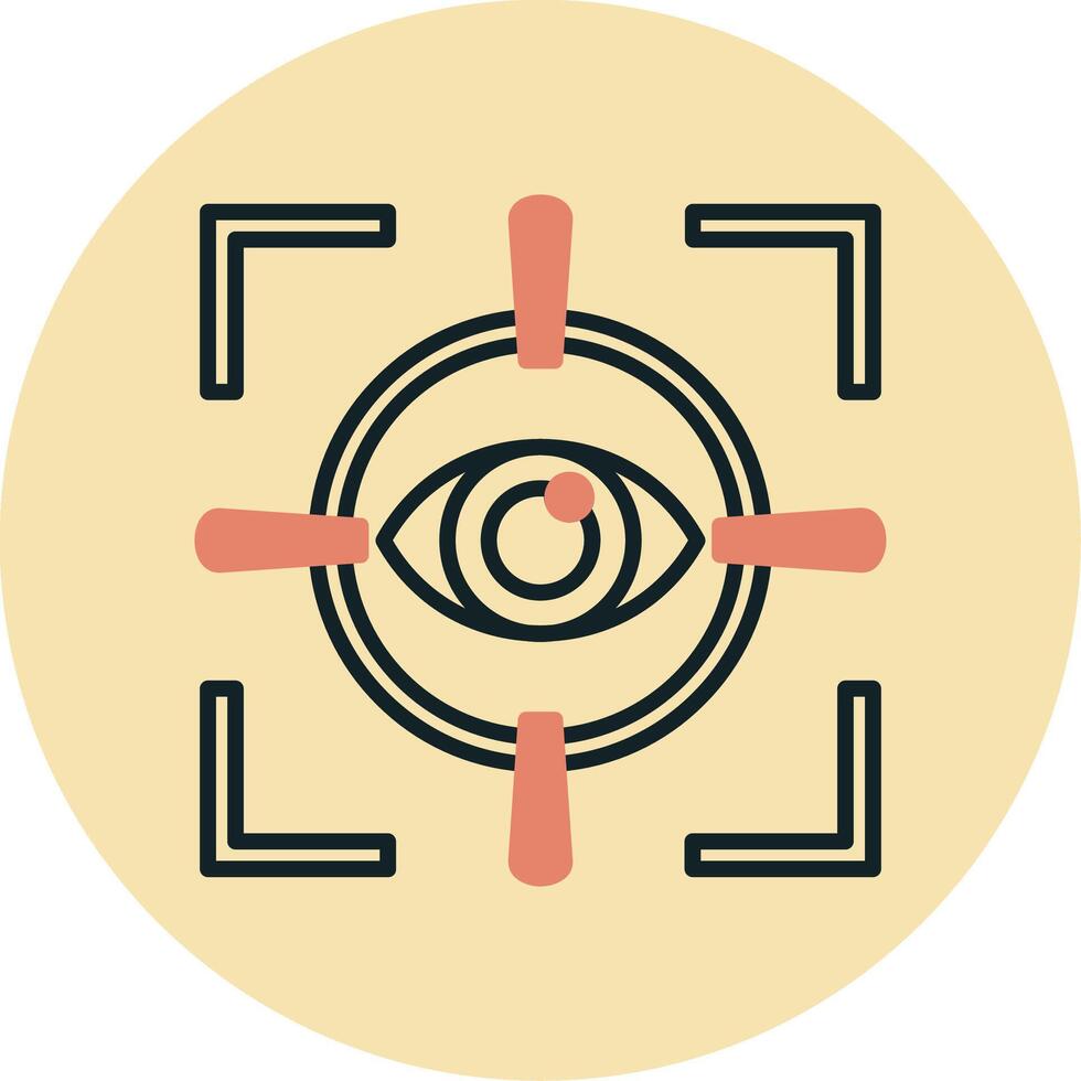 Eye Scan Vector Icon