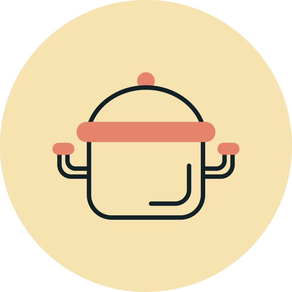 Cooking Pot Vector Icon