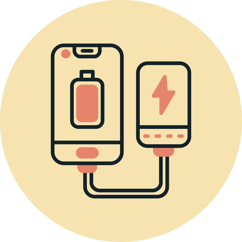 Portable Battery Vector Icon