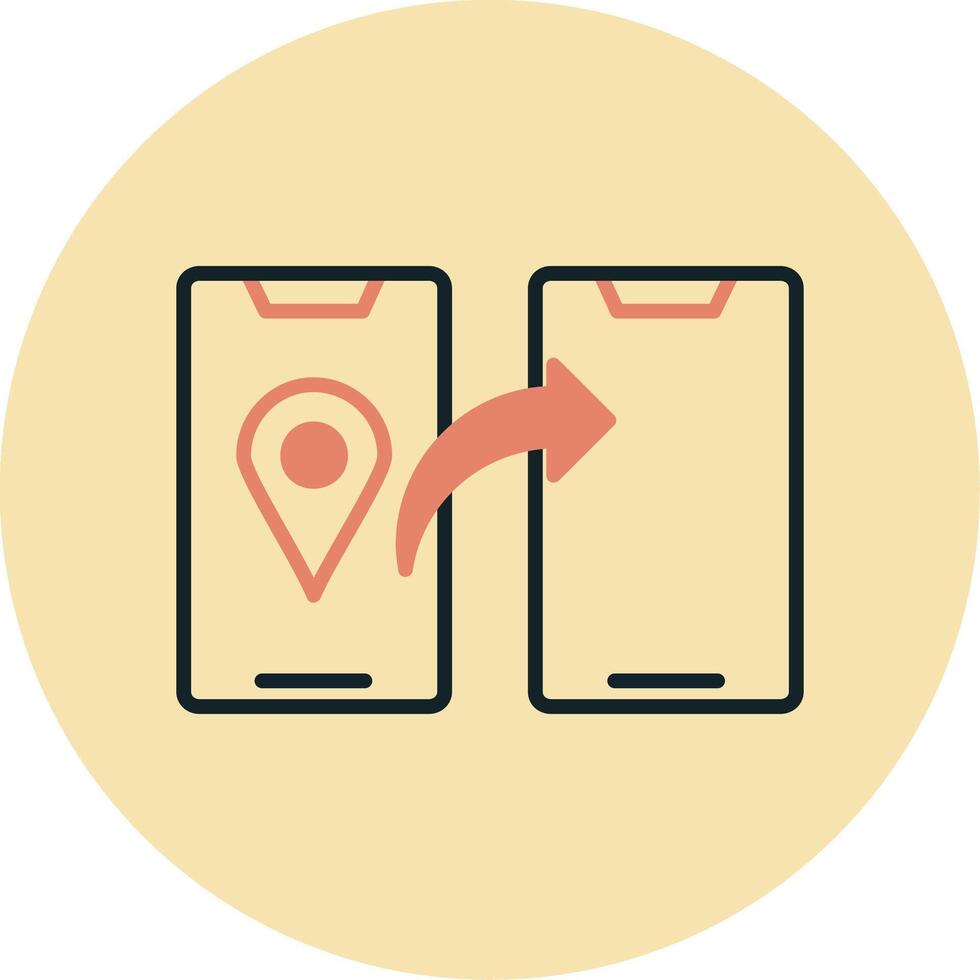 Share Location Vector Icon