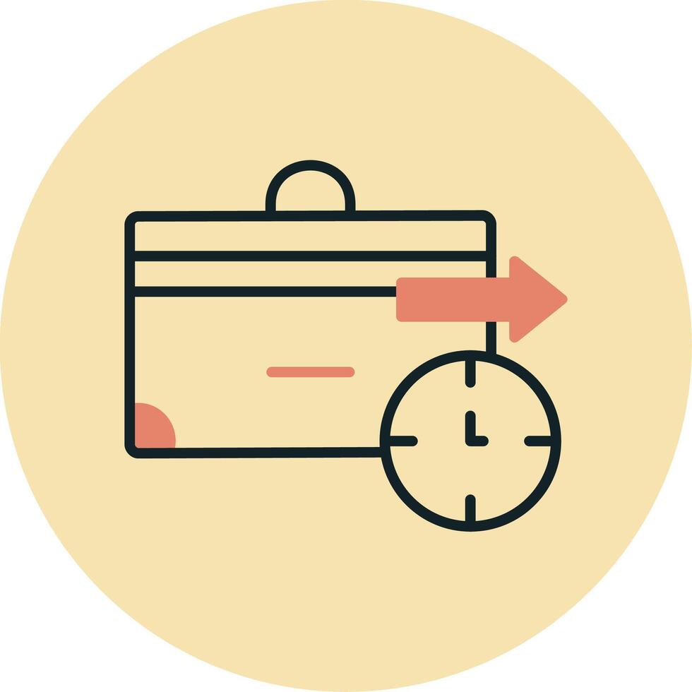 Business Trip Vector Icon