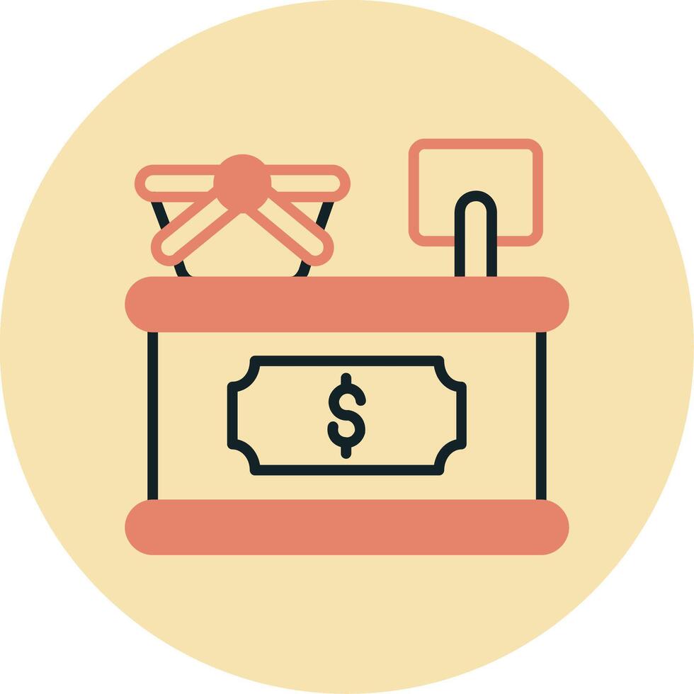 Cashier Vector Icon