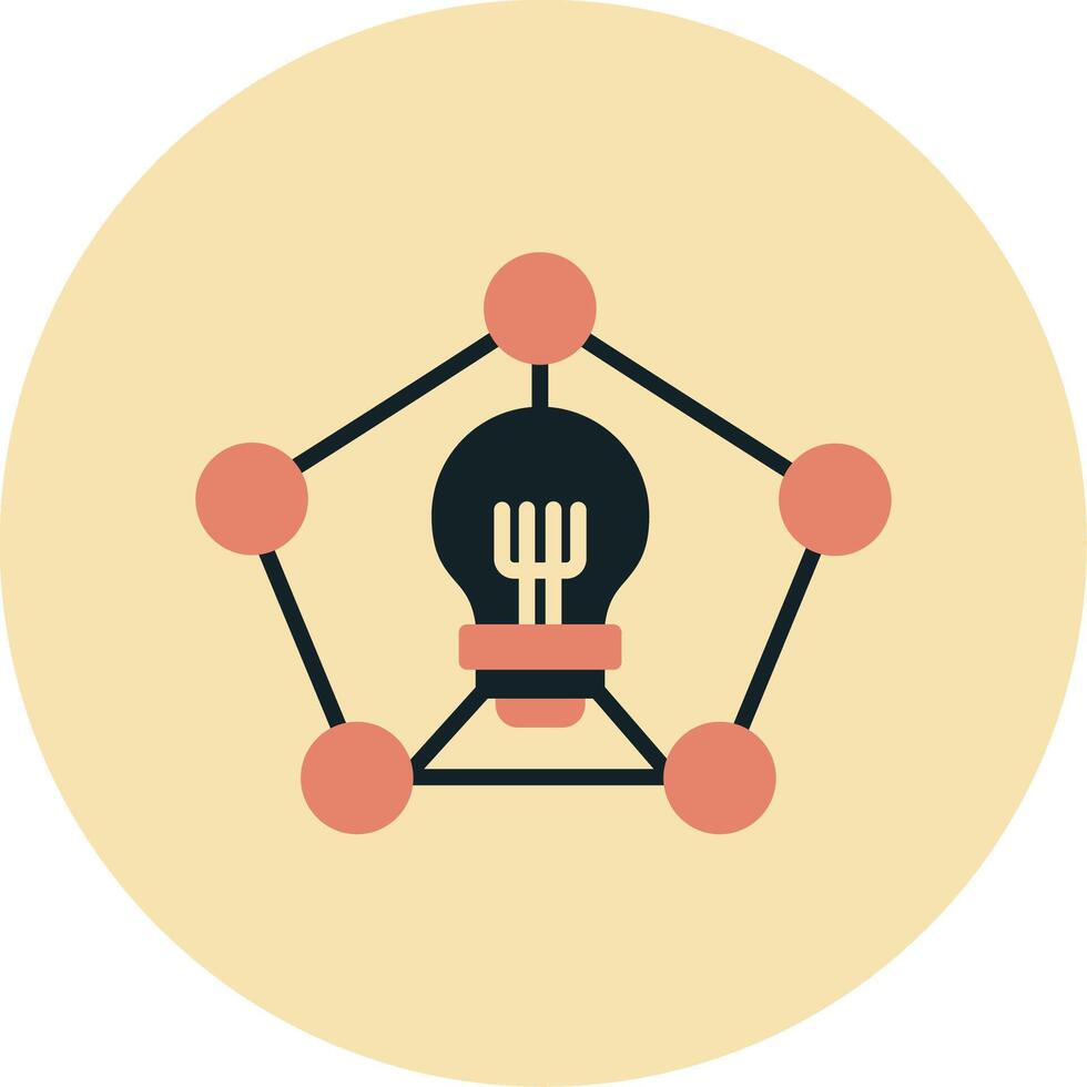 Mind Mapping Vector Icon