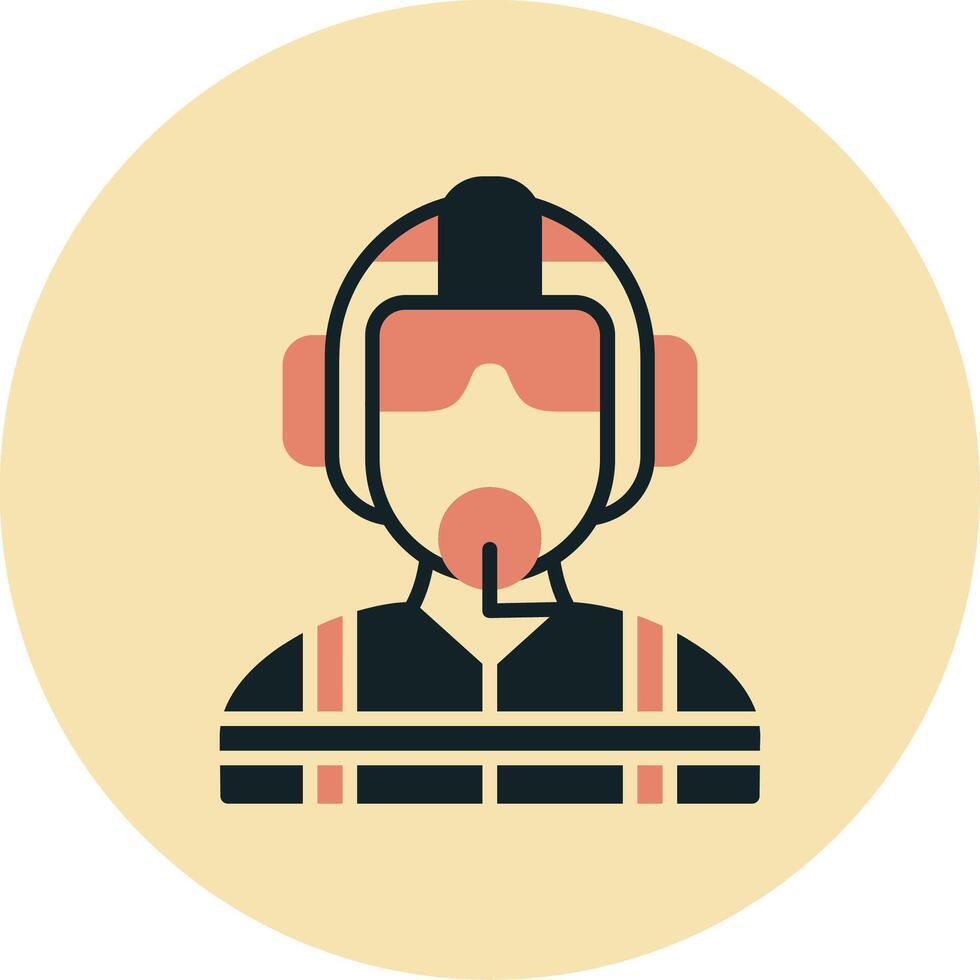 icono de vector piloto