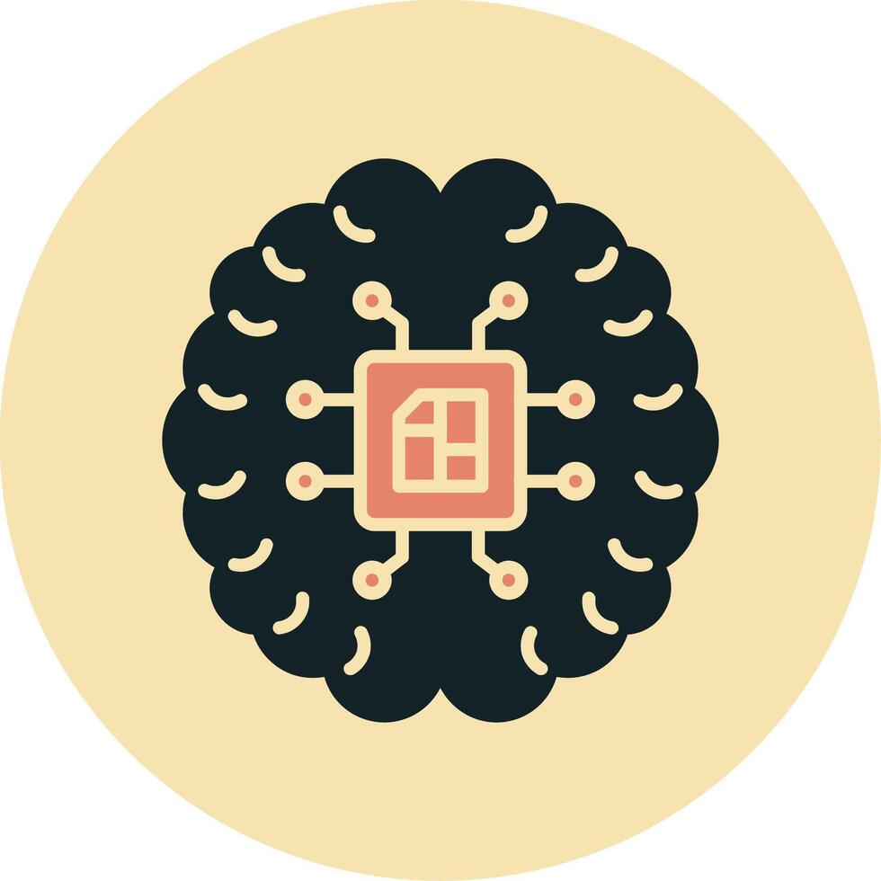 Artificial Intelligence Vector Icon