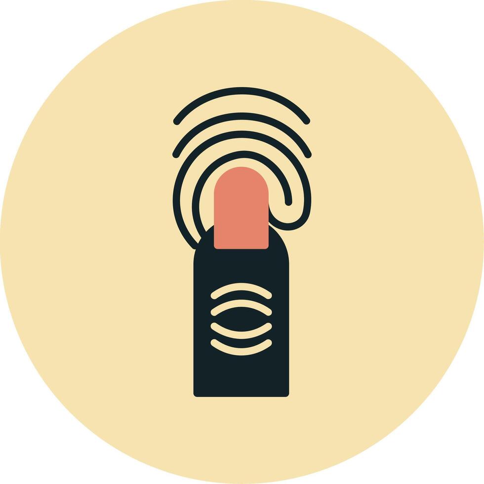 Fingerprint Vector Icon