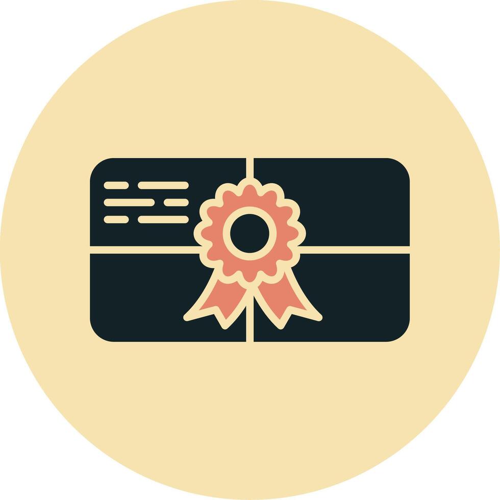 Gift Card Vector Icon