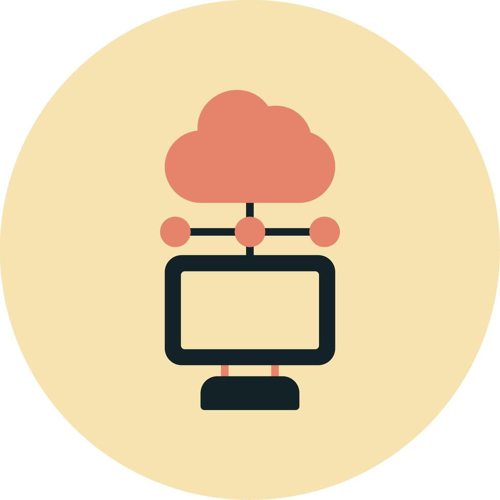 Cloud Computing Vector Icon