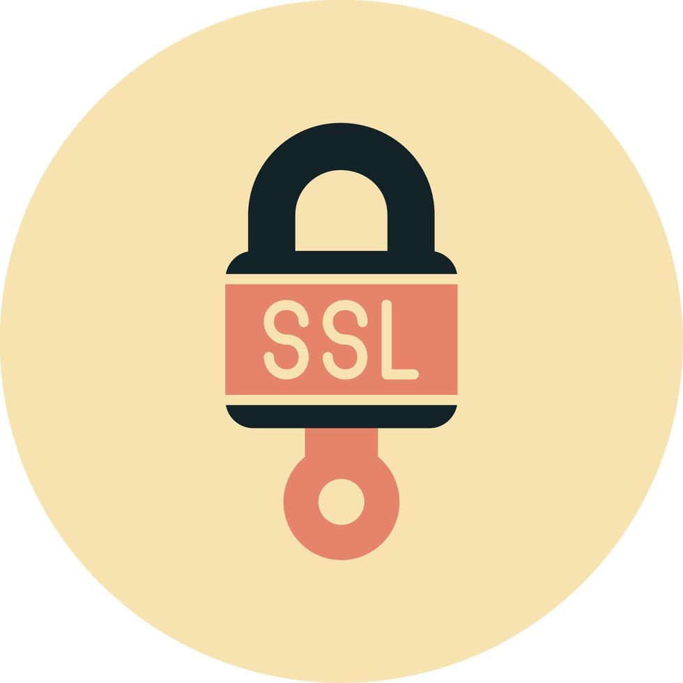 icono de vector de ssl