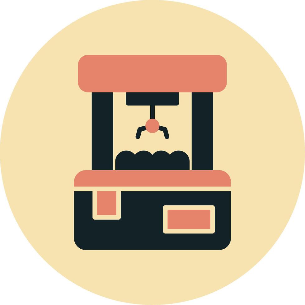 Claw Machine Vector Icon