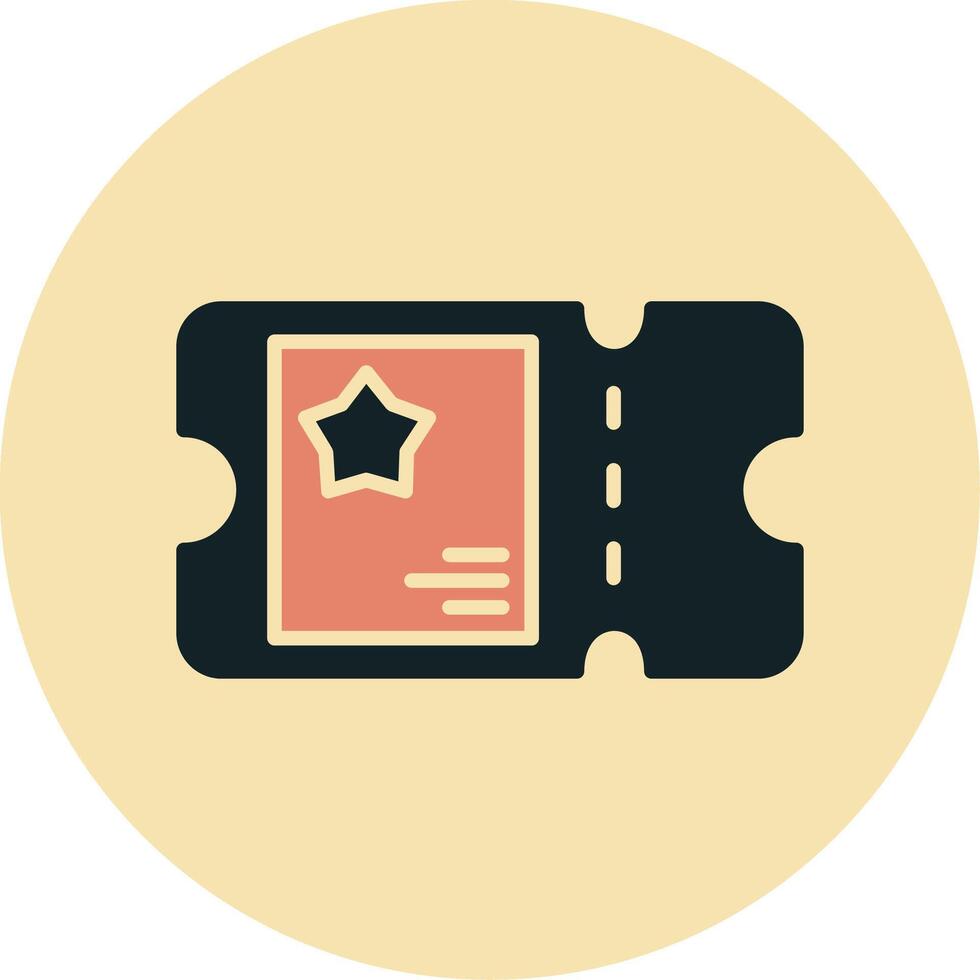 Ticket Vector Icon