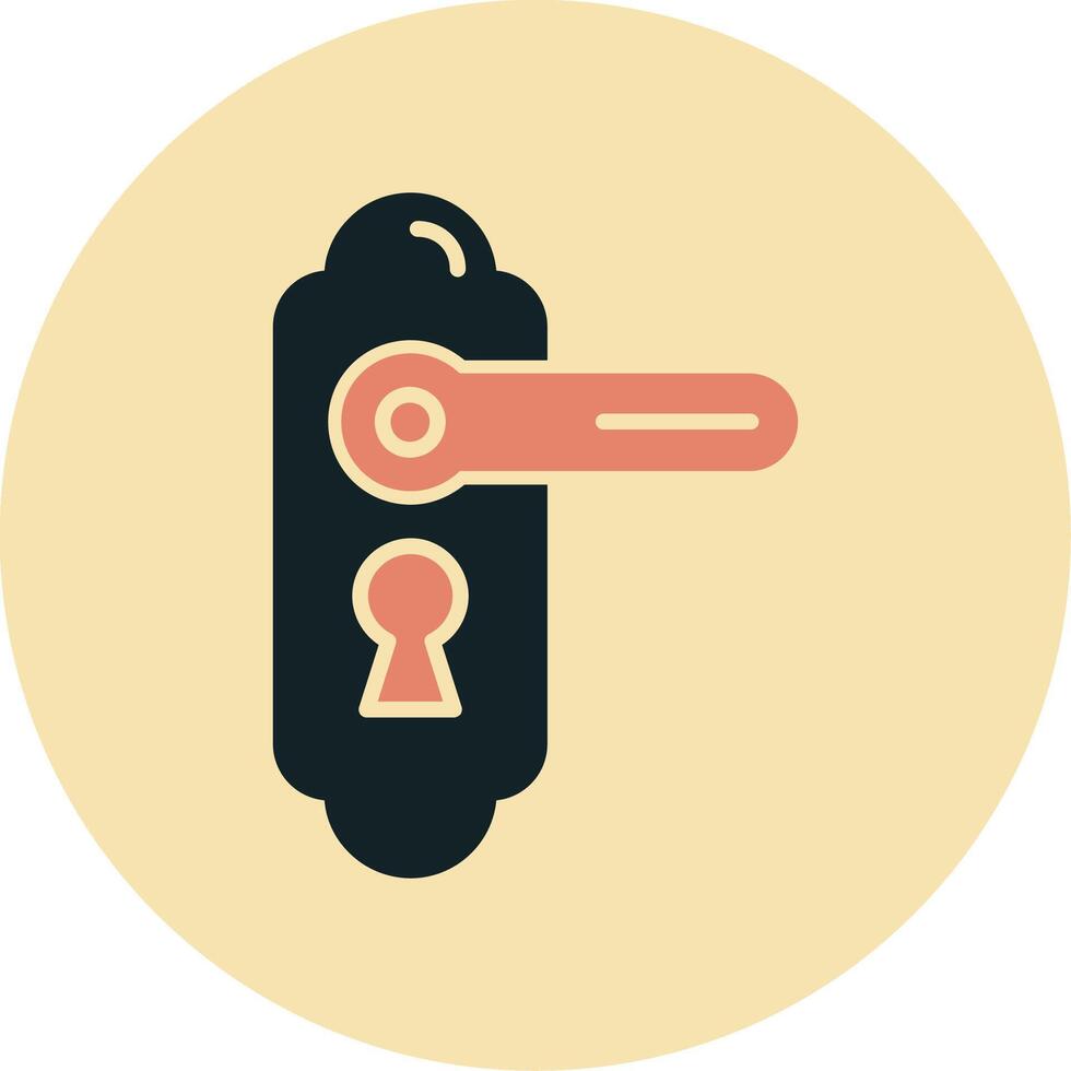 Door lock Vector Icon