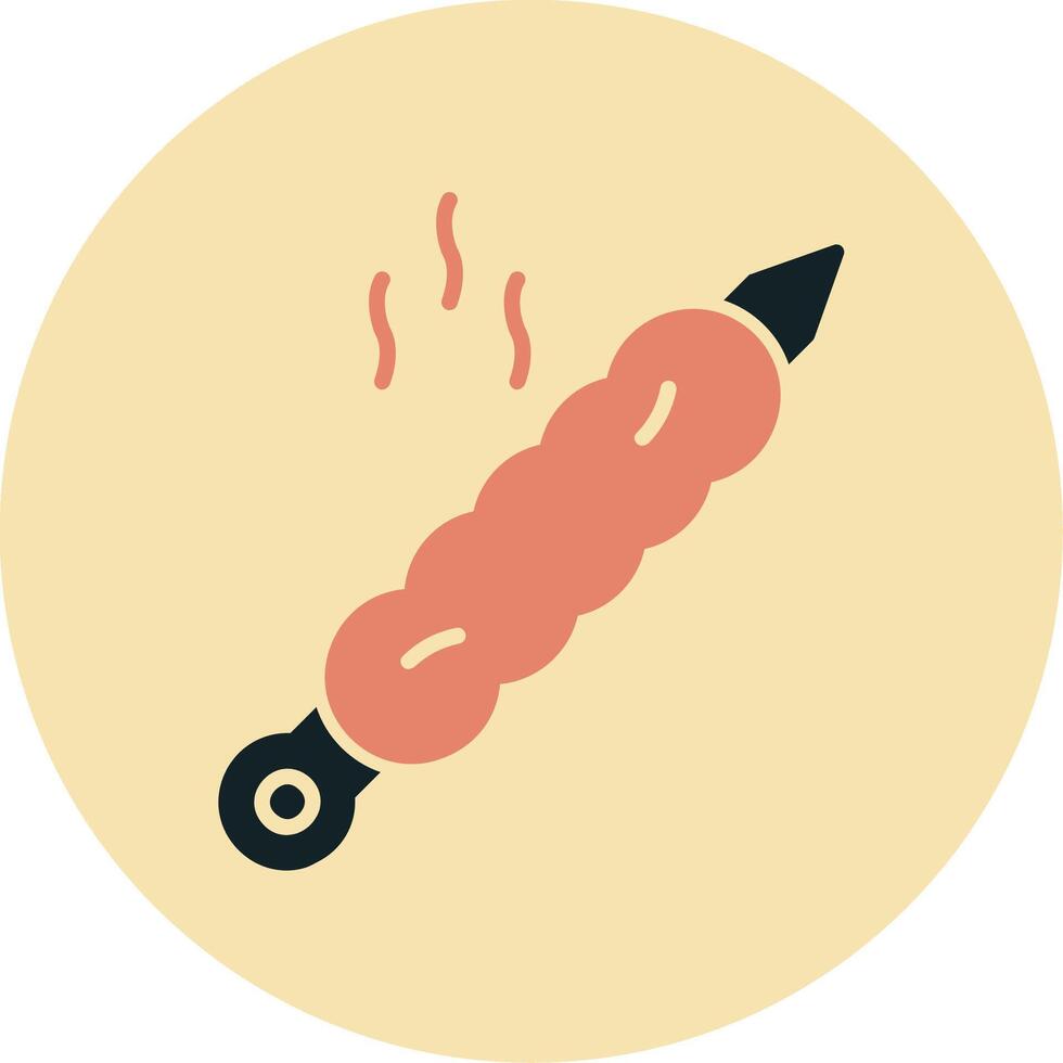 Kebab Vector Icon