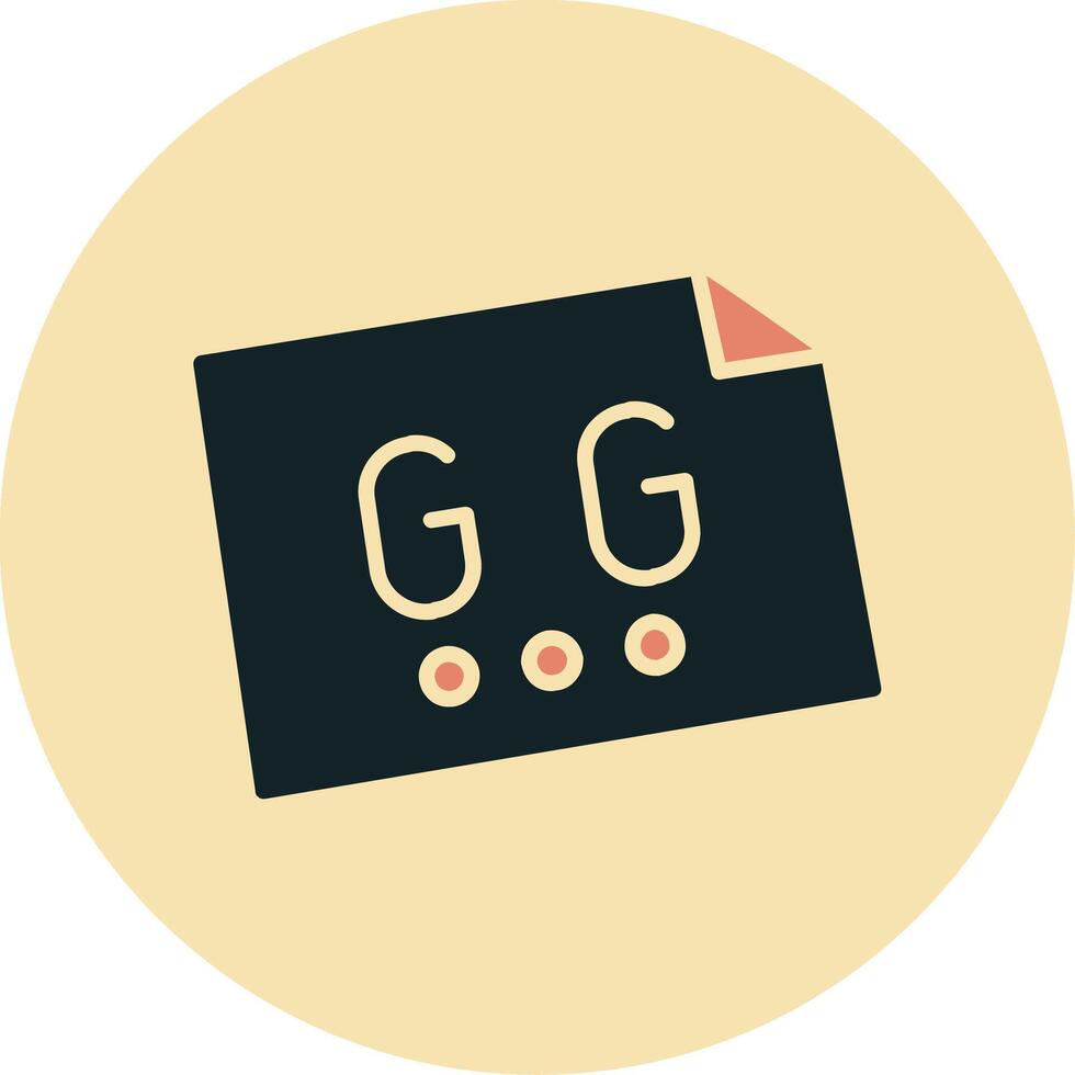 Gg Vector Icon