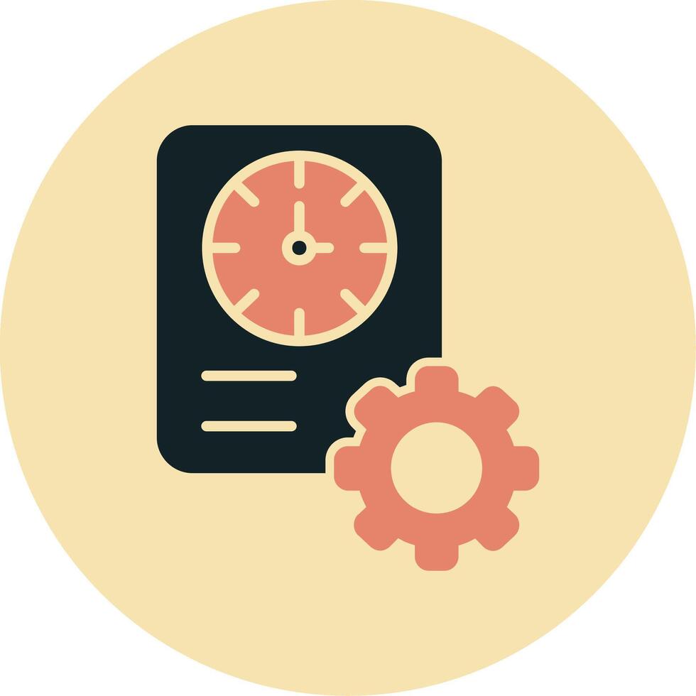 Time Management Vector Icon