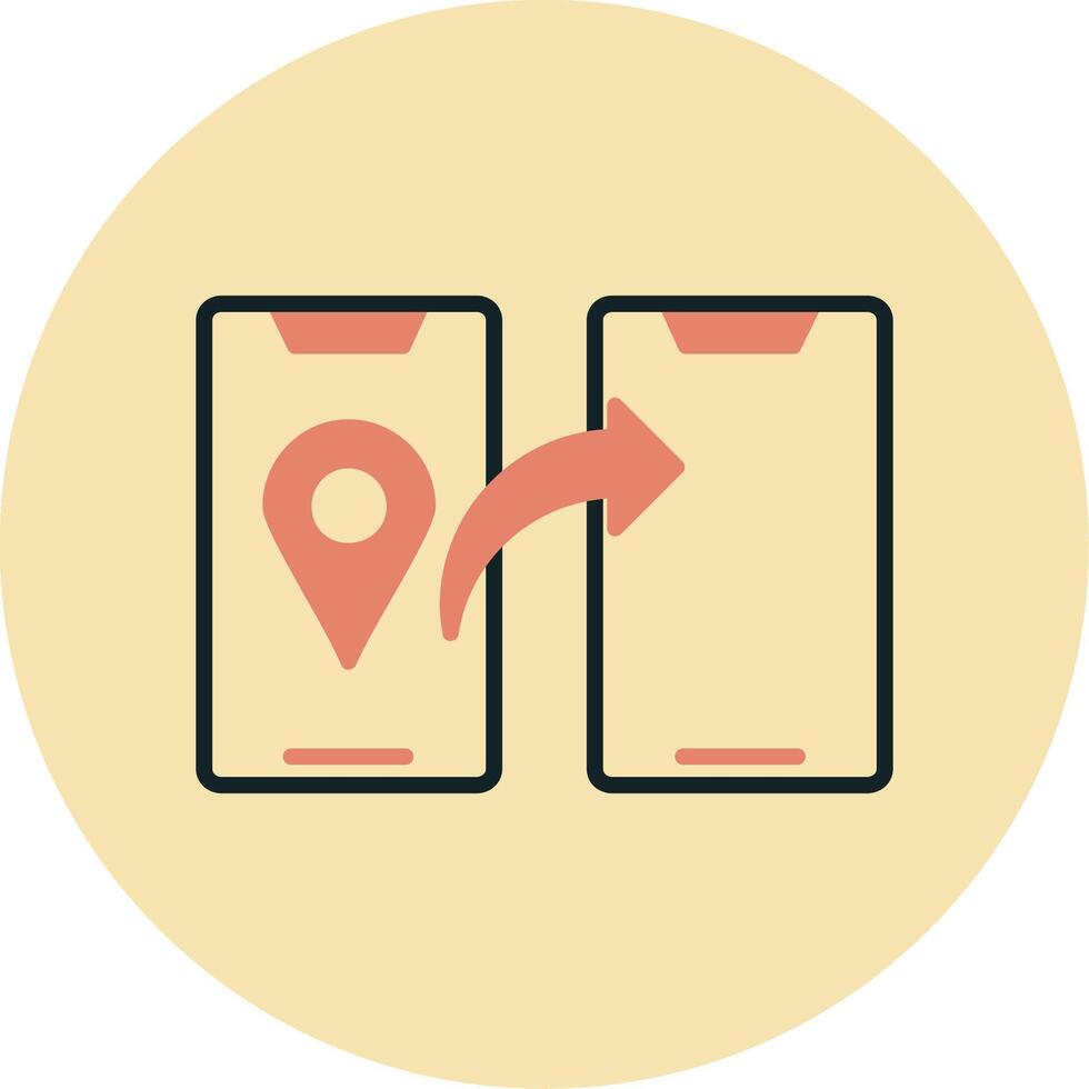 Share Location Vector Icon