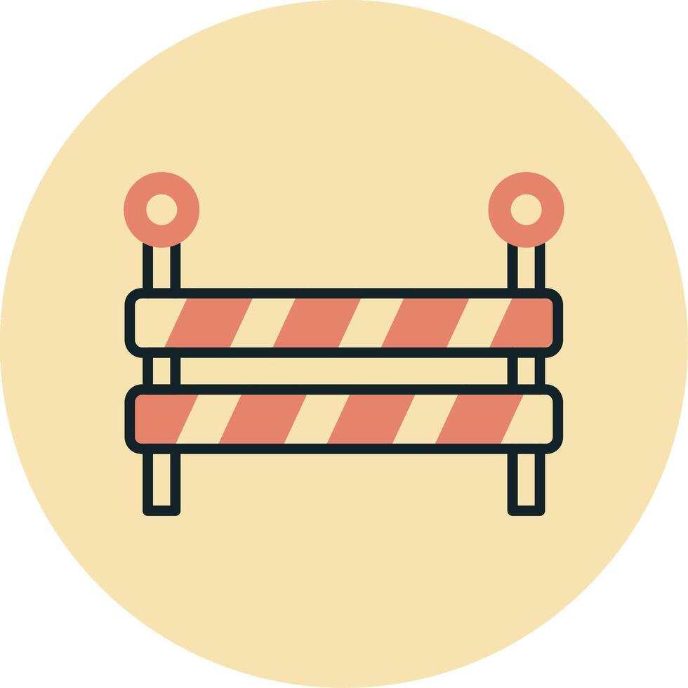 Roadblock Vector Icon