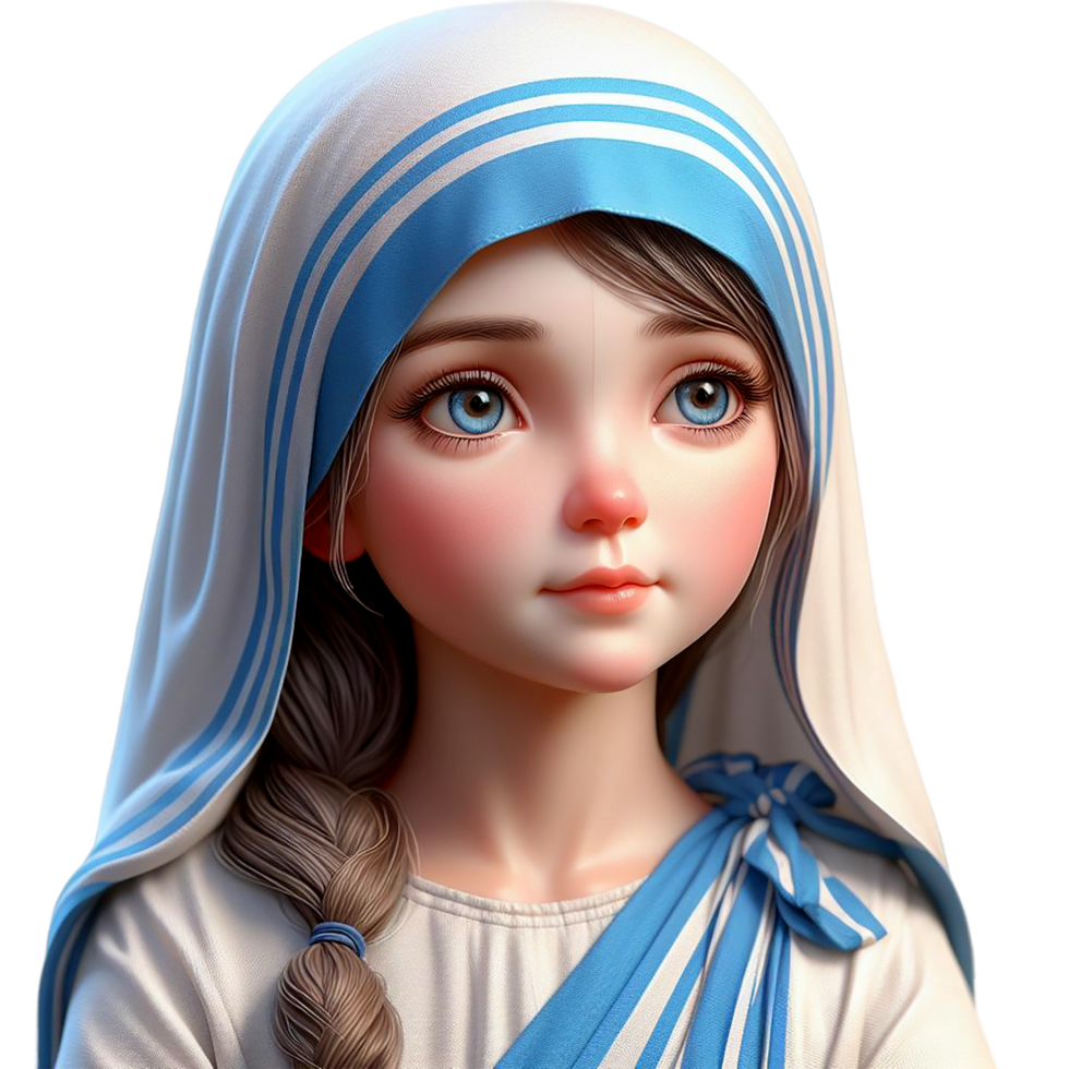 AI generated Beautiful Mother Teresa Pictures png