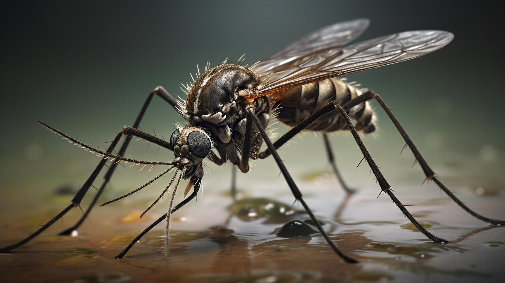 ai generado naturaleza mosquito lleno ver fotografía foto