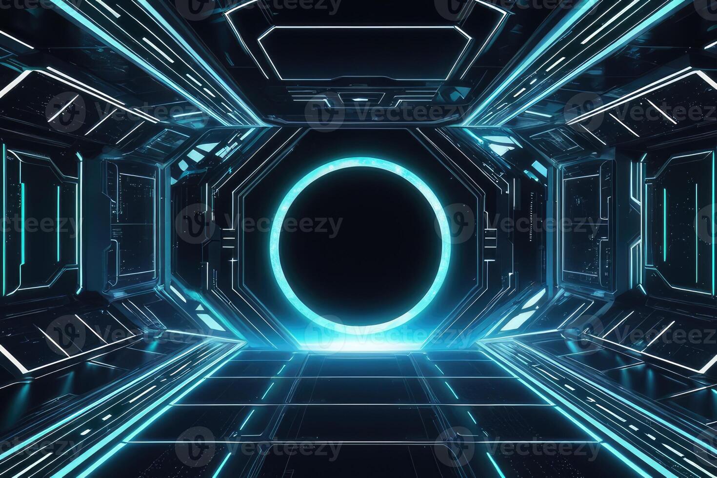 AI generated Abstract Background Futuristic Wallpaper by AI Generative photo