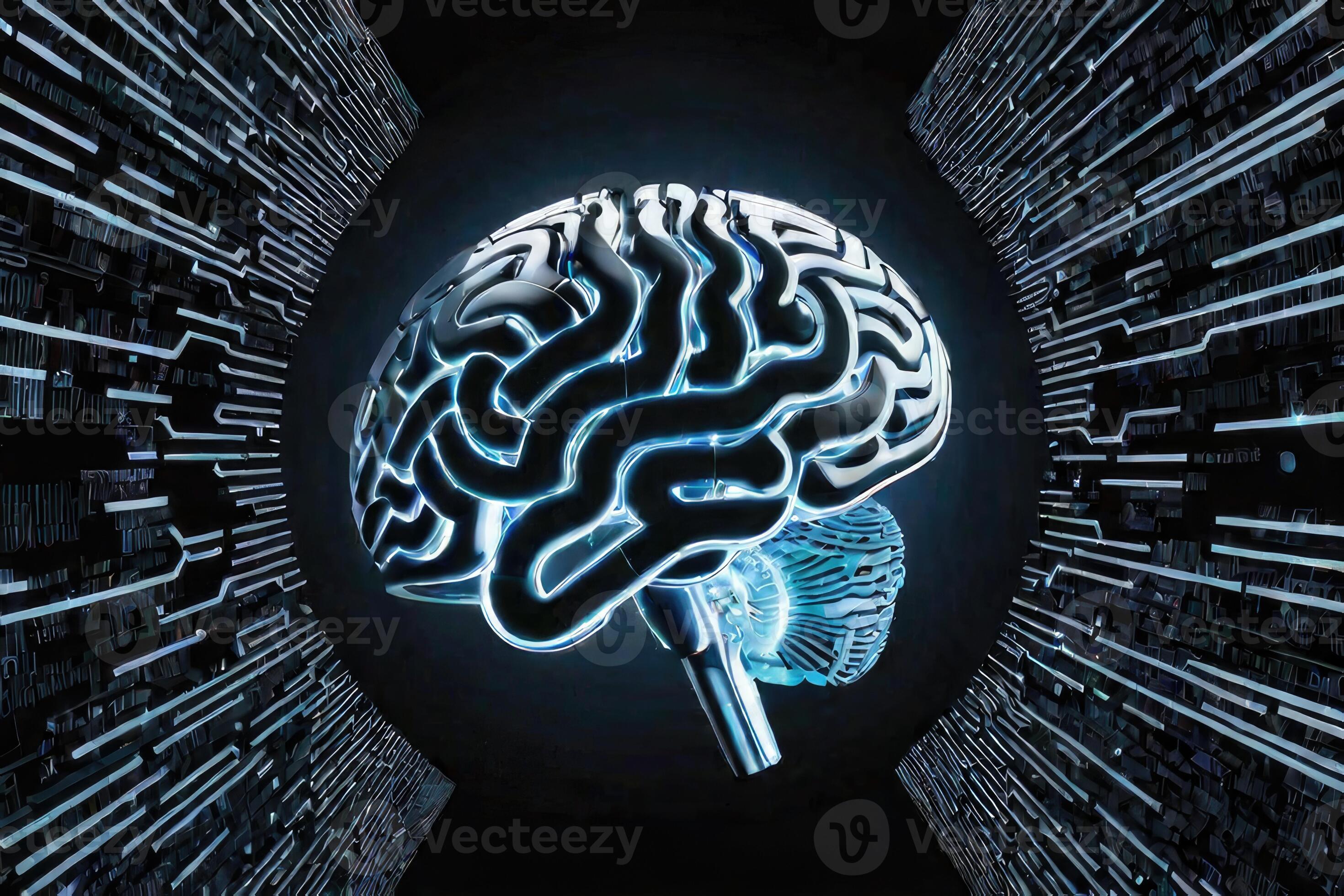バイヤー厳選用品 AI Cyber Brain Intelligence Artificial AI generated 仕事の技術