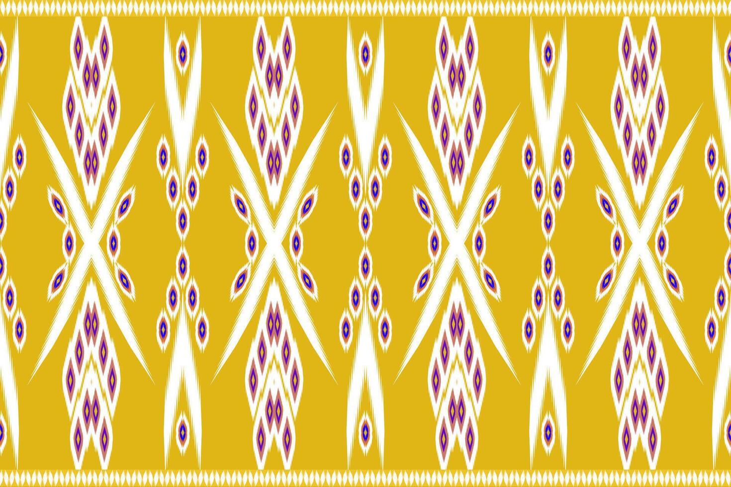 ikat tela modelo vector