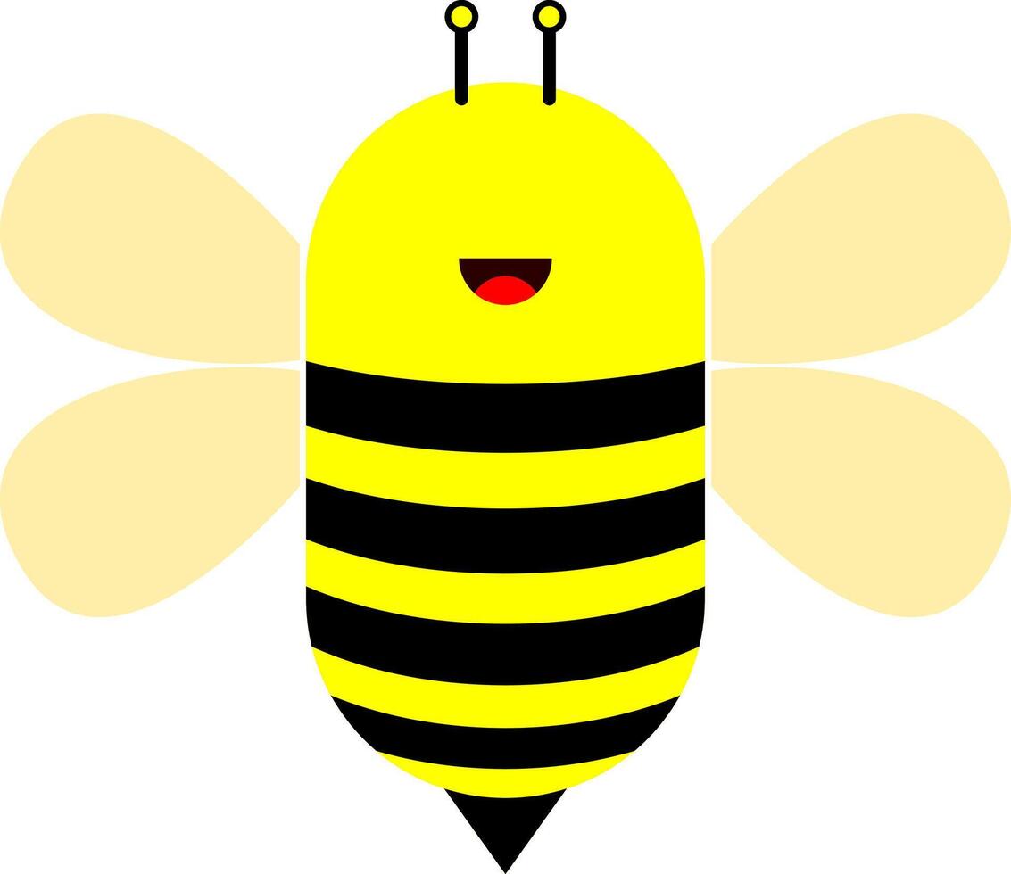 miel armonía refugio - abeja ilustración felicidad desvelado vector