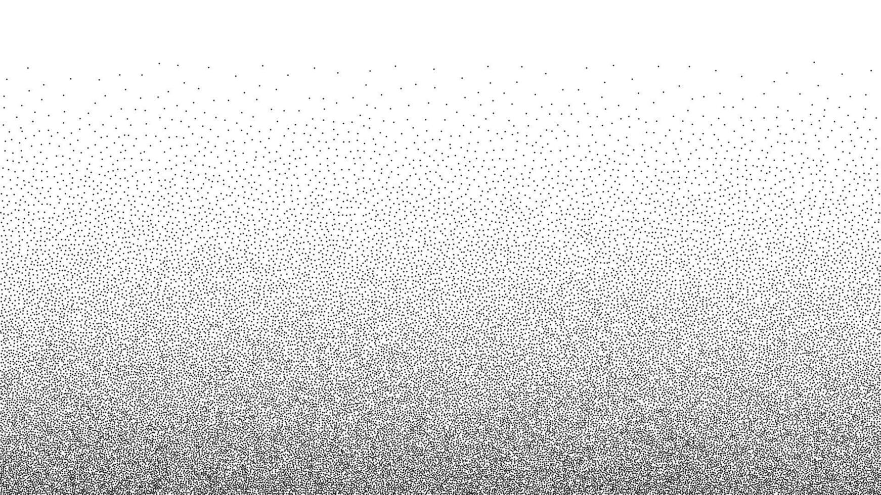 Gradient noise background. Halftone pattern made of grains and stipple. Vector illustration.