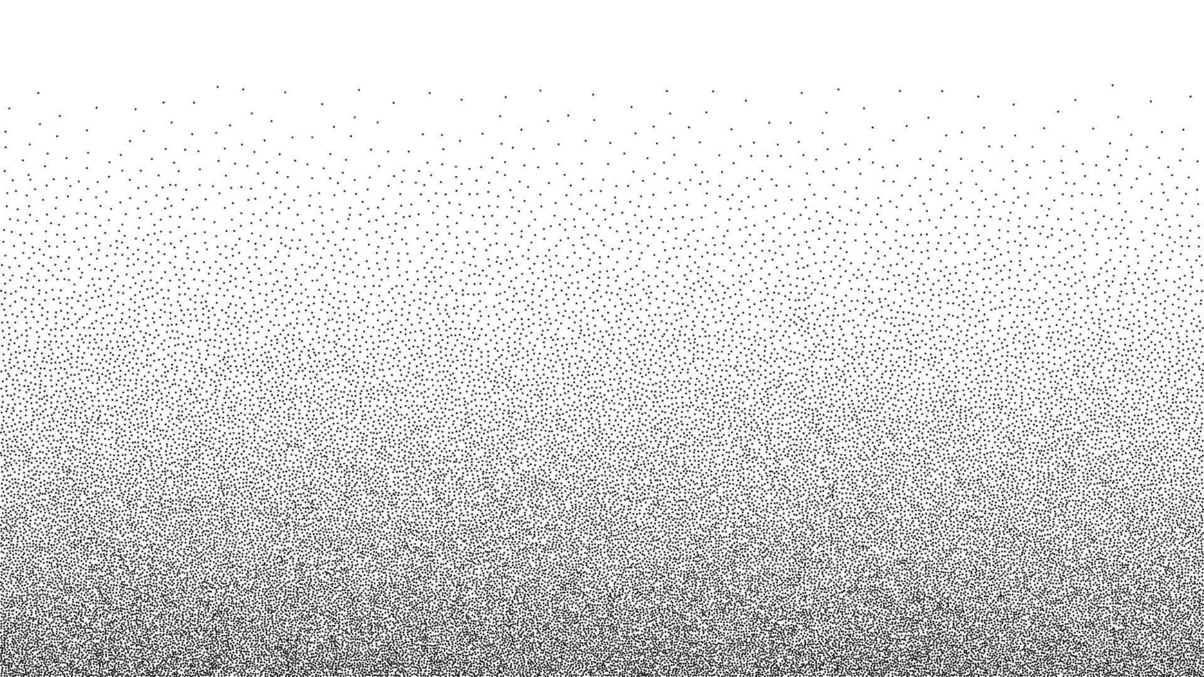 Gradient noise background. Halftone pattern made of grains and stipple. Vector illustration.