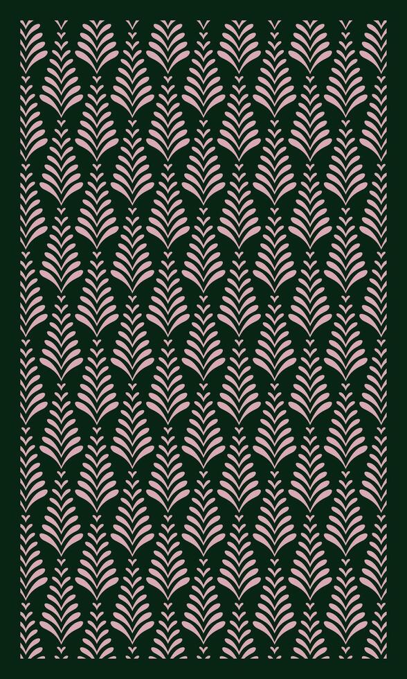 Leaves pattern background. Abstract leaf pattern decoration vector
