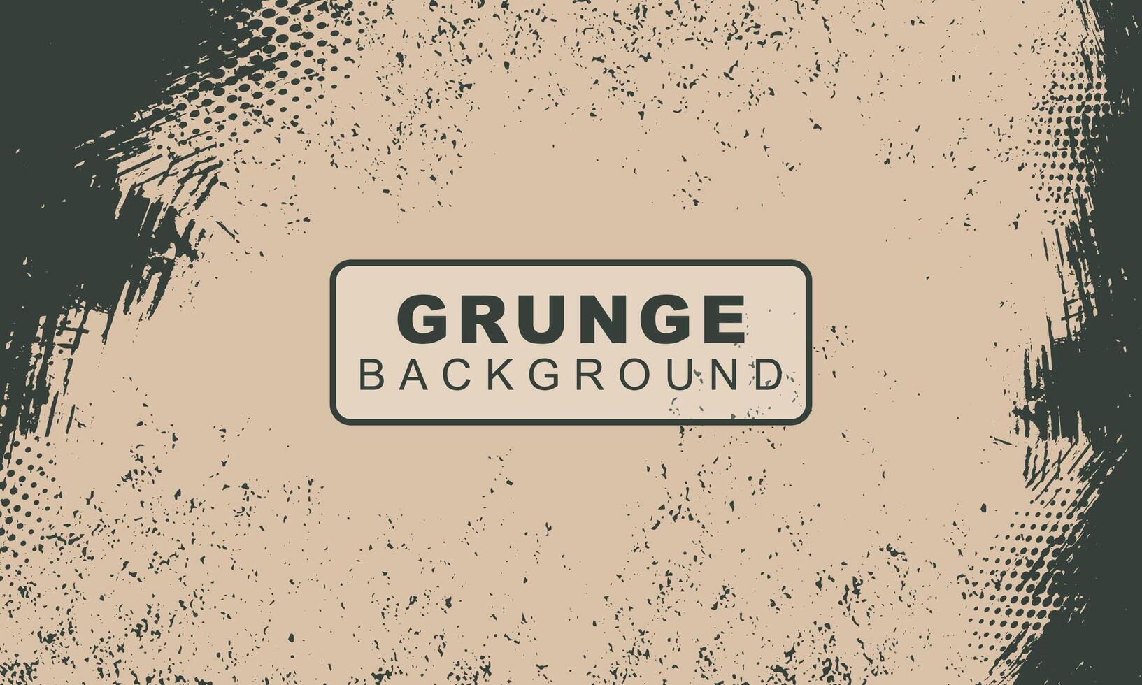 Grunge style brush stroke blank background vector