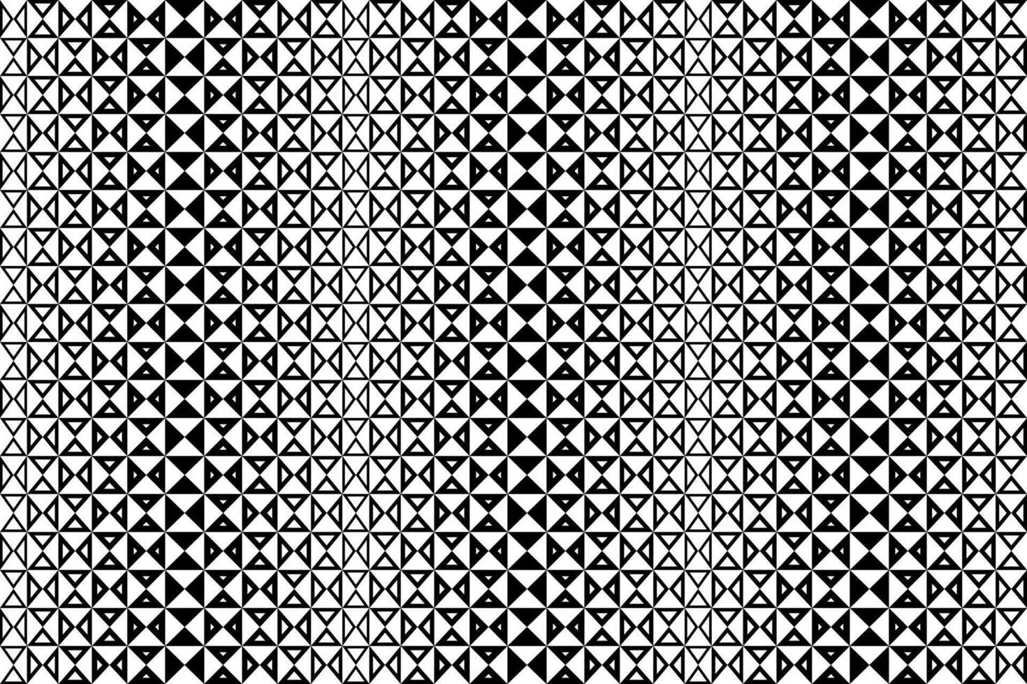 Seamless repeating monochrome seamless pattern. Mosaic ornamental decorative black and white pattern vector