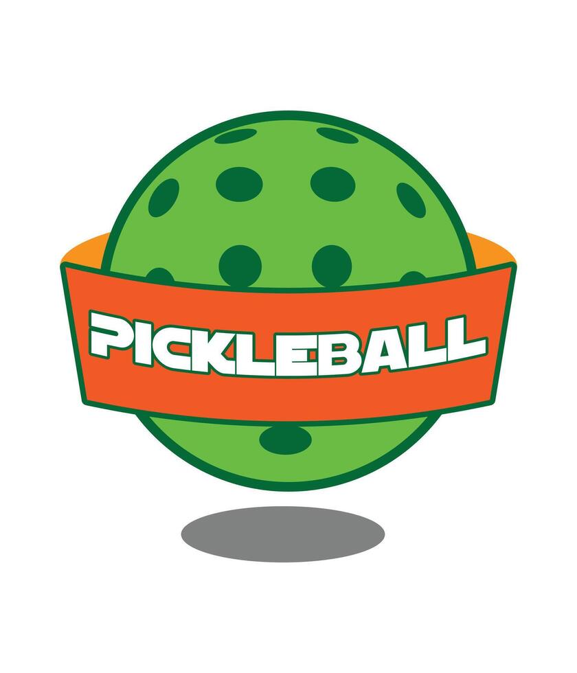 pickleball logo vector