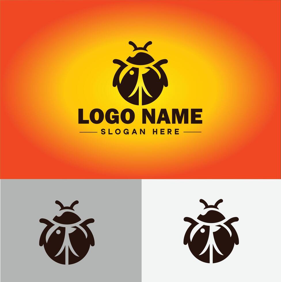 escarabajo logo vector Arte icono gráficos para empresa marca negocio logo modelo